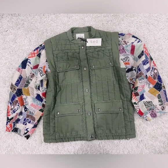 NWT $545 Sea New York Harlow Quilted Jacket Coat - Picture 9 of 9